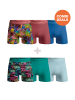 Muchachomalo 6er-Set: Boxershort in Mehrfarbig - für Herren