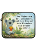 Mr. & Mrs. Panda Laptop Tasche Koala Pommes Design mit Spruch in Weiß