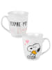 Snoopy The Peanuts Tasse Snoopy - best friend Kaffeetasse Kaffeebecher 280 ml in weiß