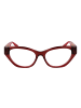 Trussardi Damen Optische Fassungen Katzenauge Rot