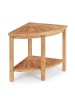 relaxdays Eckregal in Natur - (B)55 x (H)42 x (T)39,5 cm