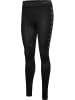 Hummel Hummel Leggings Hummel First Multisport Damen Atmungsaktiv Leichte Design Feuchtigkeitsabsorbierenden Nahtlosen in BLACK