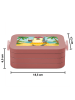 Mr. & Mrs. Panda Lunchbox Pinguin Kokosnuss Design ohne Spruch in Rot Pastell