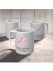 Mr. & Mrs. Panda Camping Tasse Axolotl Tanzen mit Spruch in Grau Pastell