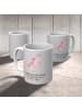 Mr. & Mrs. Panda Kindertasse Axolotl Tanzen mit Spruch in Grau Pastell