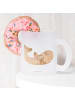Mr. & Mrs. Panda Tasse Robbe Liegen ohne Spruch in Transparent