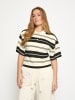 Peppercorn T-Shirt in Fog Sand Stripe