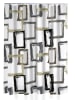 RIDDER Duschvorhang Folie Pattern Semitransparent-grau 180x200 cm