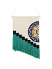 Beliani Wandbehang NOWSHERA in Bunt/Beige/Schwarz - (W) 56 x (H) 110 x (L) 1 cm