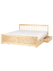 Beliani 5-tlg Doppelbett OLENDON in Braun