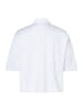 More & More boxy, oversized Kurzbluse in white