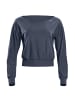 Winshape Functional Light and Soft Cropped Long Sleeve Top LS003LS in anthracite