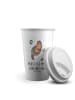 Mr. & Mrs. Panda To Go Becher Otter Seerose mit Spruch in Weiß