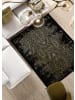 Atticgo Kurzflor-Teppich GOLD in schwarz