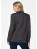 GOLDNER Blazer in marine / gemustert
