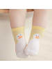 MUNADUNA 3er-Set 'Elefäntchen' Rutschfeste Baby-Sommersocken/Bodensocken