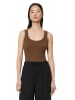 Marc O'Polo Tanktop regular in pure chocolate