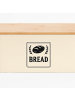 relaxdays Brotkasten in Beige - (B)33 x (H)13,5 x (T)19 cm