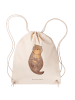 Mr. & Mrs. Panda Stoffrucksack Otter Muschel ohne Spruch in Creme