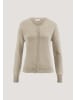 Hessnatur Hessnatur Strick Jacke Regular aus Leinen mit Bio-Baumwolle und LENZING™ ECOVERO in taupe