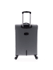 Gladiator 2000 4 Rollen Trolley 68 cm mit Dehnfalte in grey