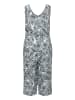 KAFFE curve Overall KCisma Loose fit in Blue Leaf Print