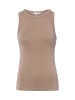 Marie Lund Tanktop in taupe - 0006