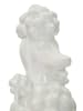 Mauro Ferretti Weißer Pudel aus Kunstharz, 20 x 26 x 61 cm