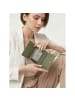 Lazarotti Bologna Leather Zip-Around Geldbörse Leder 12 cm olive