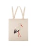 Mr. & Mrs. Panda Shopping Bag Storch ohne Spruch in Creme