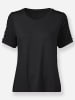 Heine Rundhalsshirt in schwarz