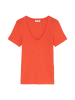 Marc O'Polo V-Neck-T-Shirt regular in fruity orange