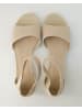 Terry Sandalen in Beige