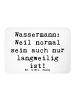 Mr. & Mrs. Panda Kühlschrankmagnet Spruch Wassermann Unikat mit ... in Weiß