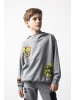 Coccodrillo Kapuzen-Sweatshirt in grau