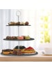 relaxdays Etagere in Anthrazit - (H)34 x Ø 30 cm