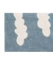 Lorena Canals Teppich   "Clouds" in Vintage Blue/Beige - 120x160 cm