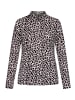 Betty Barclay Rollkragenshirt mit Stehkragen in Beige/Braun