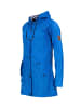 mh michael heinen Regenjacke "Borkum", Friesennerz, Anker-Motiv, Regenparka mit Kapuze, Regenmantel in french blue