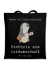 Mr. & Mrs. Panda Uni Tasche Postbote Leidenschaft mit Spruch in Schwarz