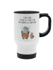 Mr. & Mrs. Panda Thermobecher Pinguin & Maus Wanderer mit Spruch in Weiß