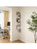 VASAGLE Eckregal Custos in Greige meliert - (B)20 x (H)126 x (T)20 cm