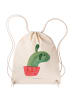 Mr. & Mrs. Panda Drawstring Bag Kaktus Mama ohne Spruch in Creme