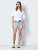 Noisy may Shorts Kurze Denim Hot Pants Bermuda Jeansshorts in Hellblau