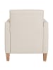 58 aufm Kessel SESSEL Karol Bezug Kunstleder Buche natur / beige