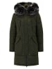 Betty Barclay Steppjacke mit Kapuze in Dunkelgrün