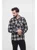 Brandit Flanell Shirt in black/charcoal