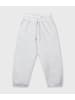 10Days Locker geschnittener Jogger aus Neoprenfleece in White Melee