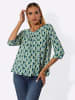 creation L Druck-Bluse in eucalyptus-jade-bedruckt