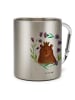 Mr. & Mrs. Panda Kaffeetasse Bär Königin ohne Spruch in Silber